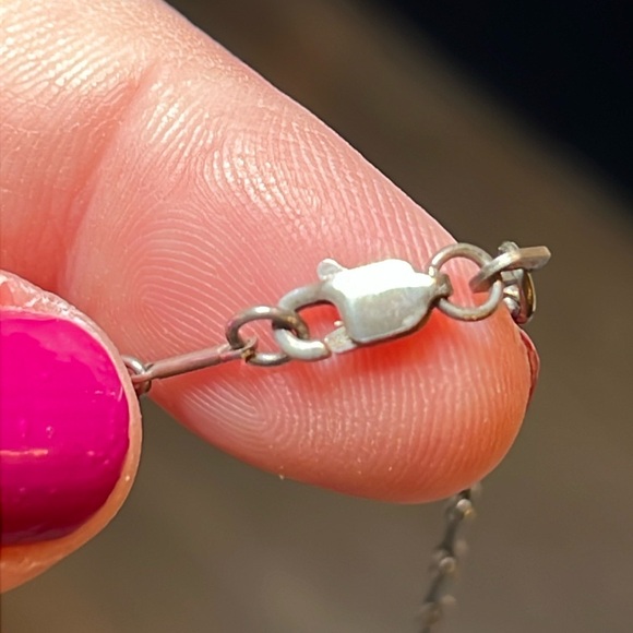 Vintage Kathy Bransfield peace dove sterling silver unique silver chain necklace - Picture 6 of 7